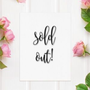 💗 S•O•L•D 💗